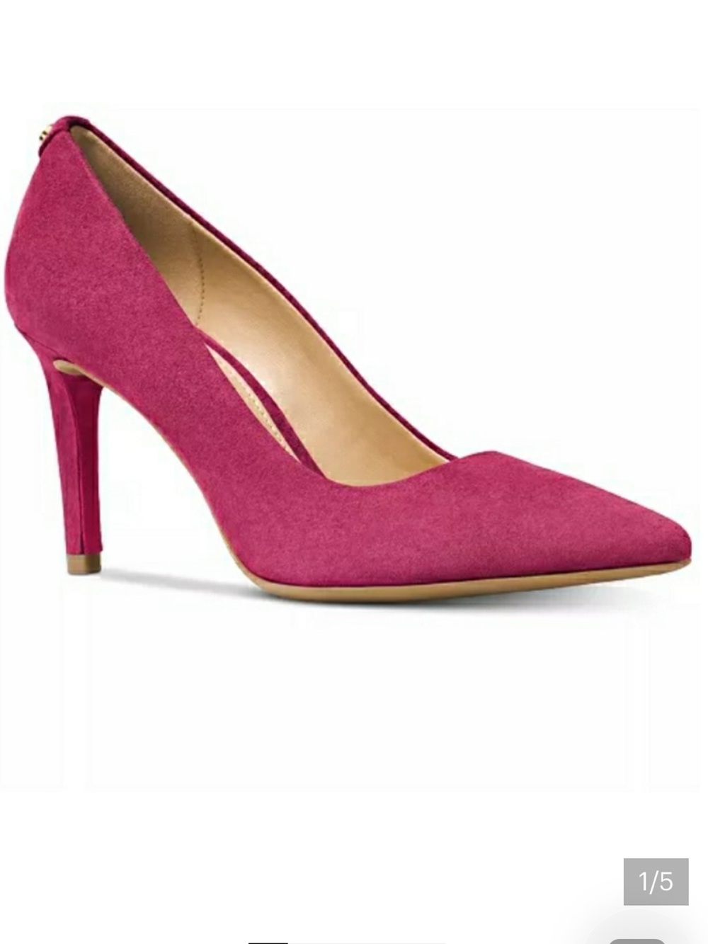 Michael Kors Alina Flex Pump, size 8, Magenta Suede